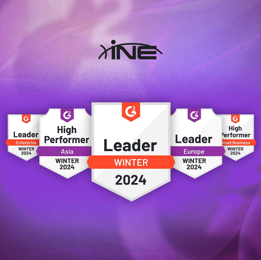 INE Wraps Up 2024 With New Awards, Recognized as Top Training Provider by G2