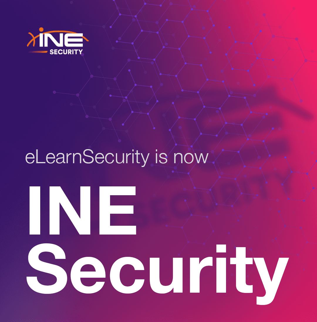 INE Introduces INE Security: eLearnSecurity is now INE Security