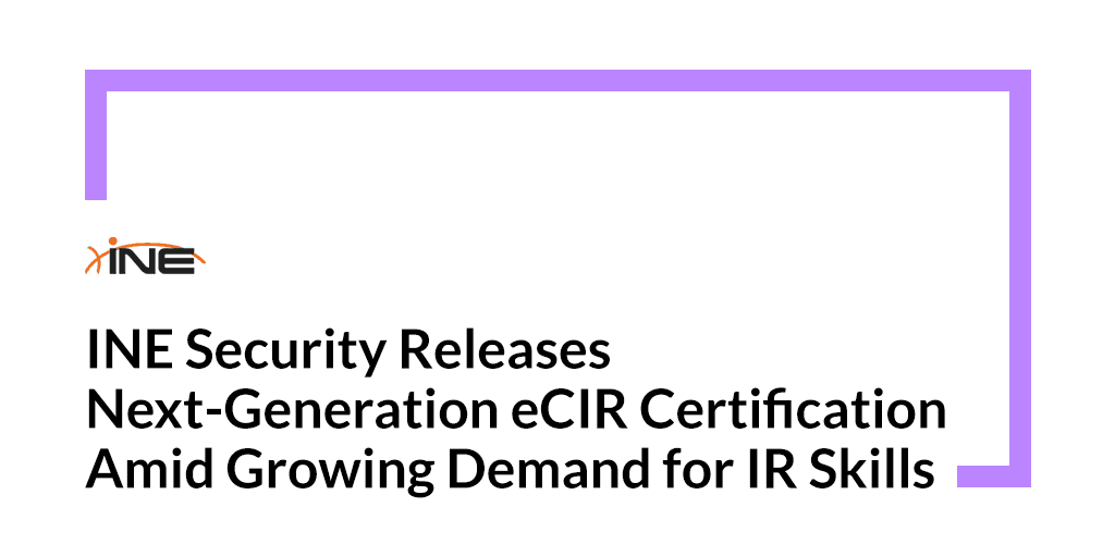 Press Release: eCIR Certification Launch