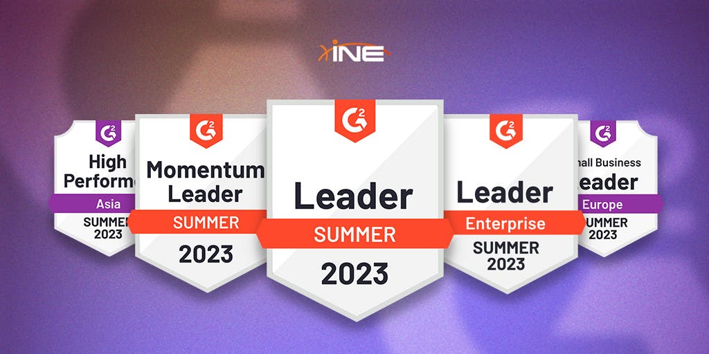 INE Recognized as Summer 2023 Enterprise Leader by G2