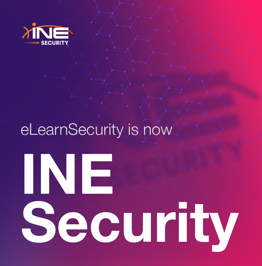 INE Introduces INE Security: eLearnSecurity is now INE Security