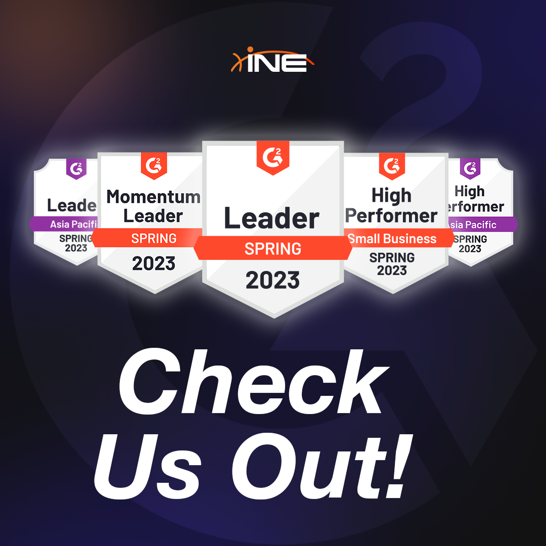 INE Recognized as Spring 2023 Enterprise Leader by G2