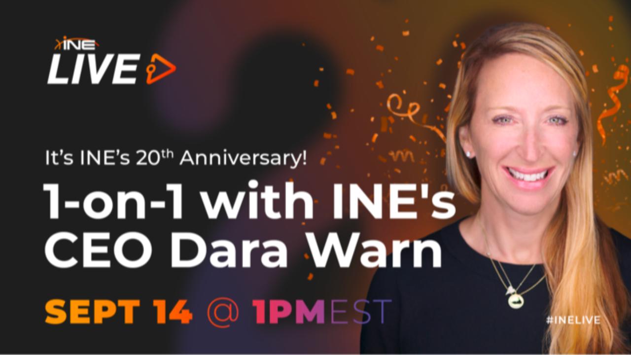 It’s INE’s 20th Anniversary! 1-on-1 with INE’s CEO Dara Warn